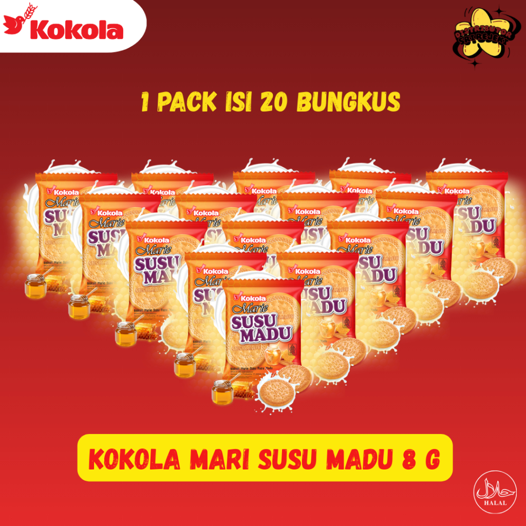 Marie Susu Madu Rentengan isi 20 Bungkus