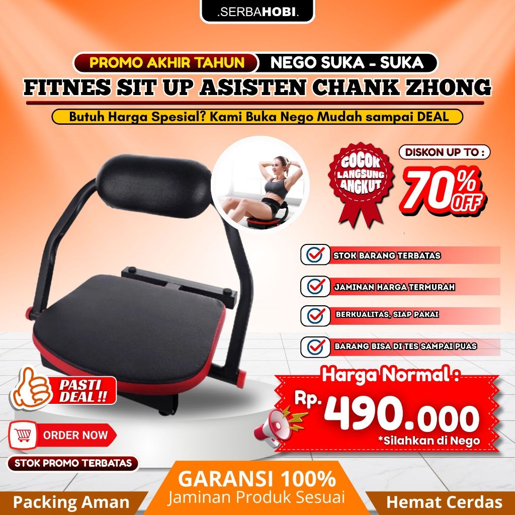 Alat Fitnes Sit Up Asisten / Sit Up Asisten Termurah /  Alat bantu sit up Berkualitas