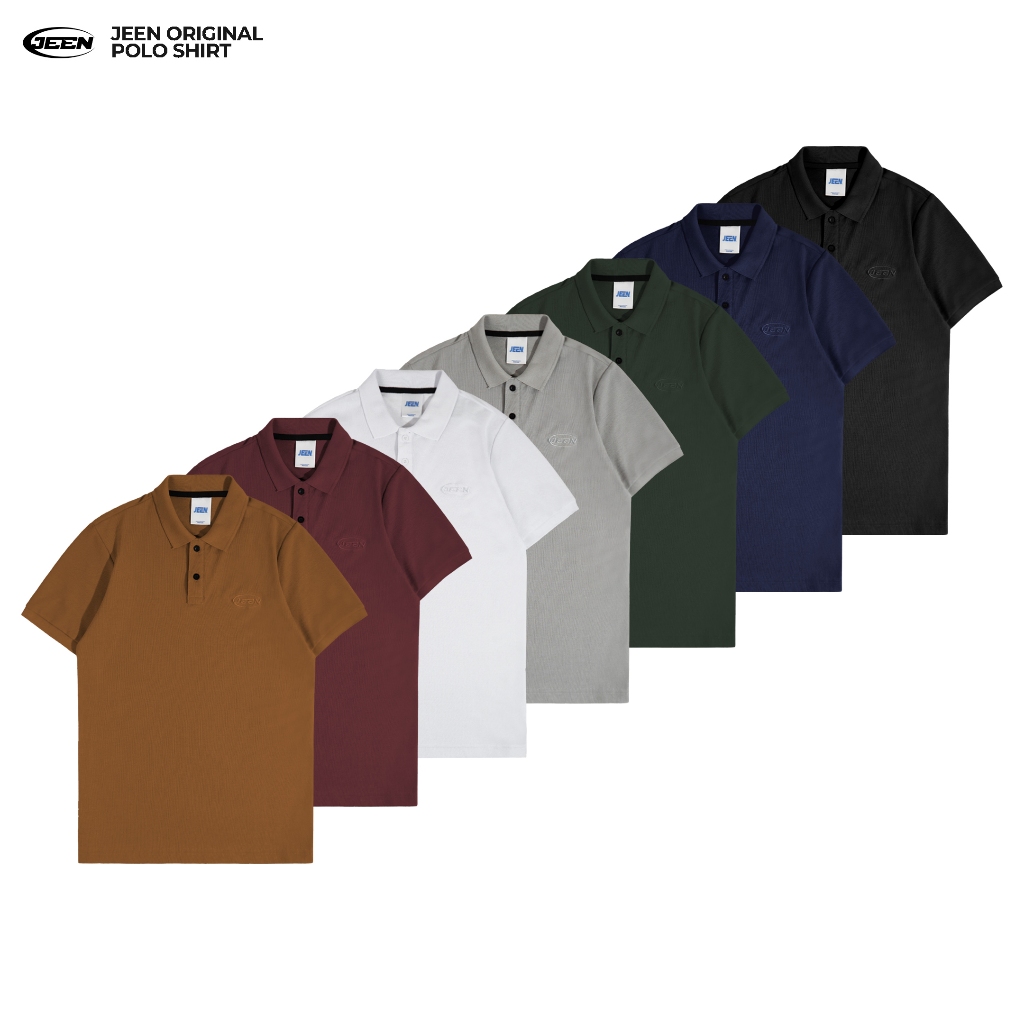 Locad Polo Shirt - Kemeja Polo Lengan Pendek Casual Santai Pria - Kemeja Jeen Original