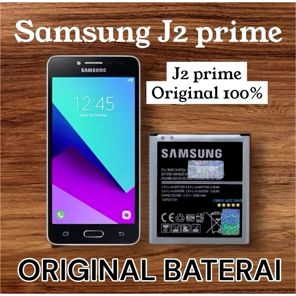 BATERAI HP ORIGINAL SAMSNG J2 PRIME ORIGINAL 100