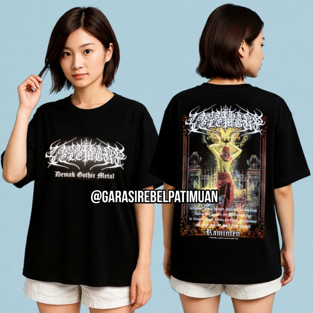 ORIGINAL TSHIRT JAGATHING LELEMBUT - RAMINTEN KAOS GOTHIC METAL / GOTHIC blackmetal / garasi rebel /