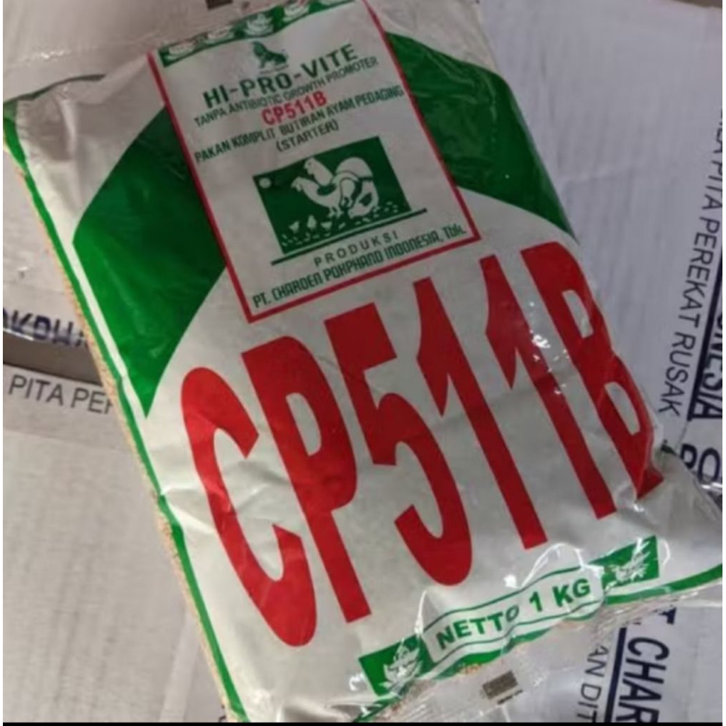 Pakan ayam 511B pur ayam pedaging 1kg
