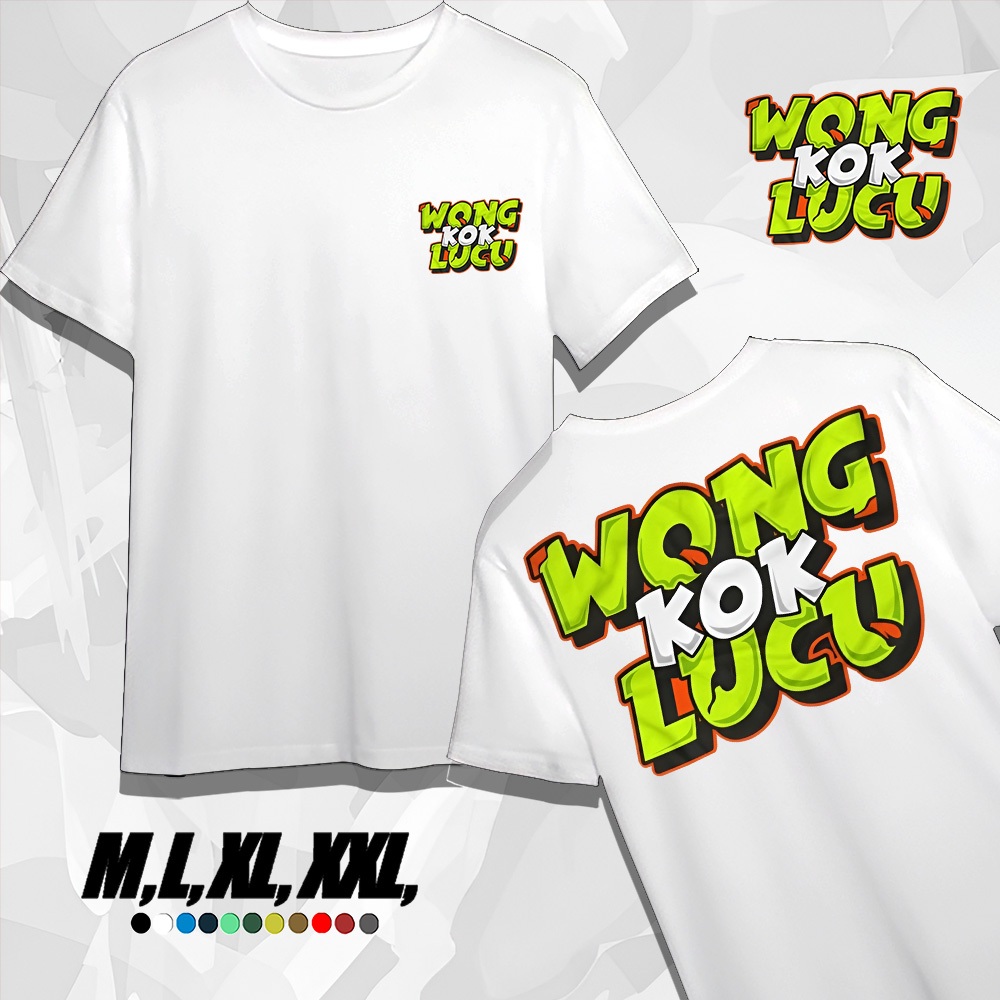 Kaos Wong Kok Lucu Baju Distro Kata Kata Viral Jawa