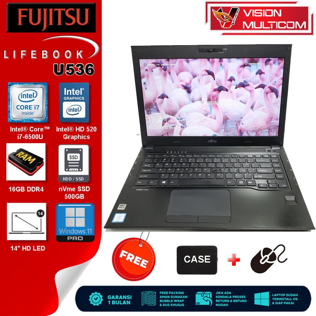 Laptop Fujitsu Lifebook U536 Core i7-6500U |