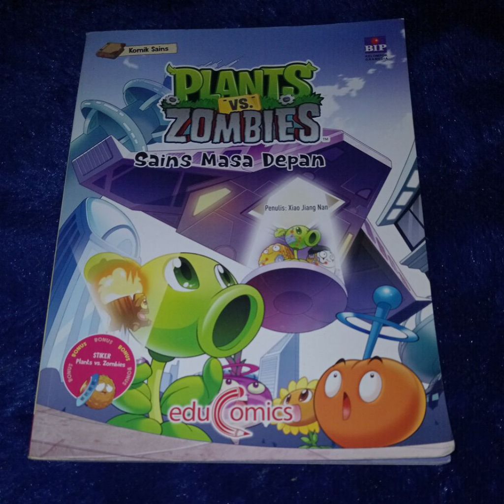 buku plants vs zombies sains masa depan