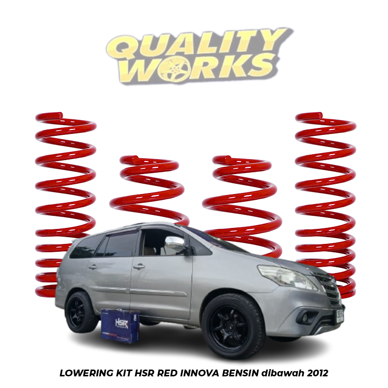 PER CEPER MOBIL INNOVA REBORN BENSIN - LOWERING KIT HSR TOYOTA INNOVA BENSIN