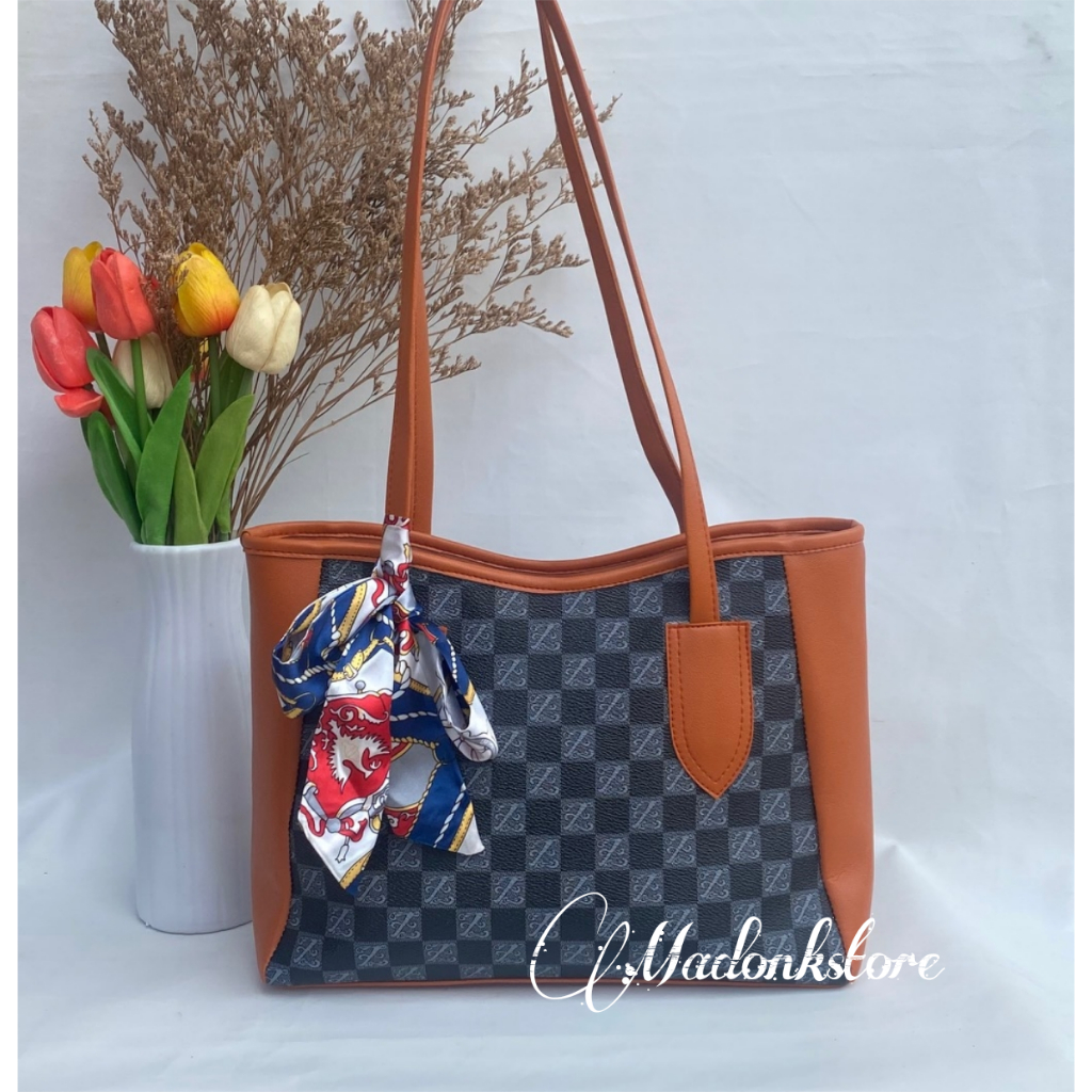 MADONKSTORE-Totebag wanita Zheeta | Totebag terkini | Totebag Kuliah & kerja | Totebag viral Tik tok