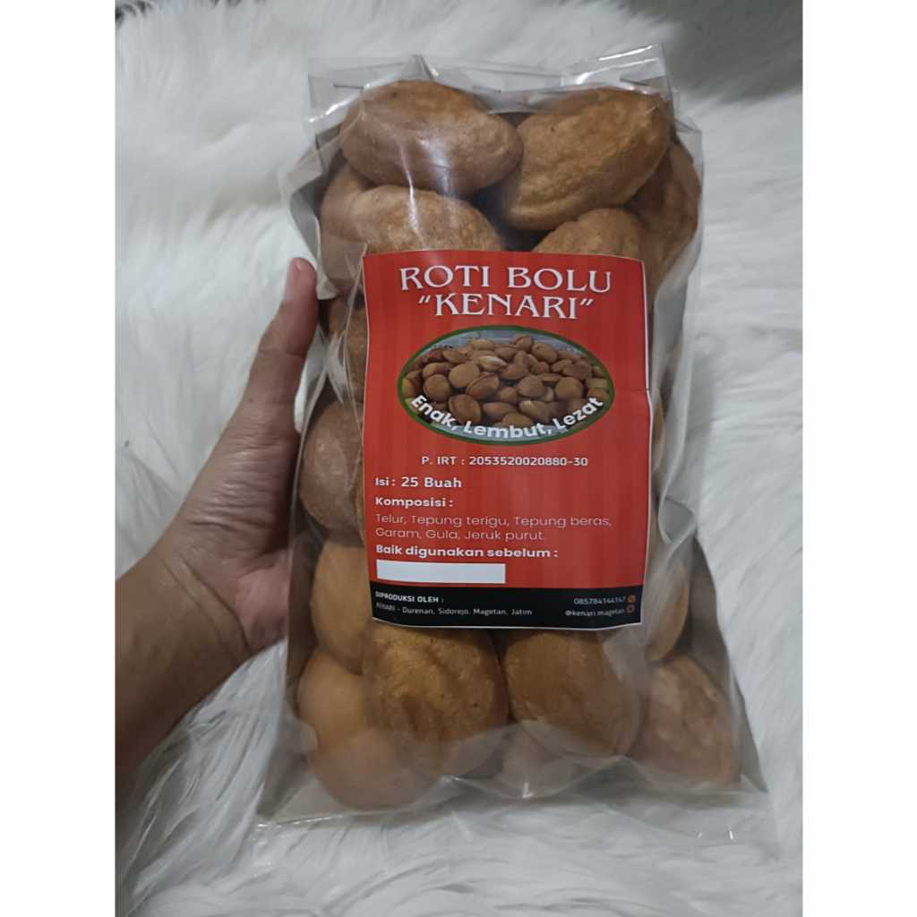 Bolu Telur Kenari Isi 25 | Bolu Jadul Lembut & Enak | Kue Roti Bolu Basah Empuk