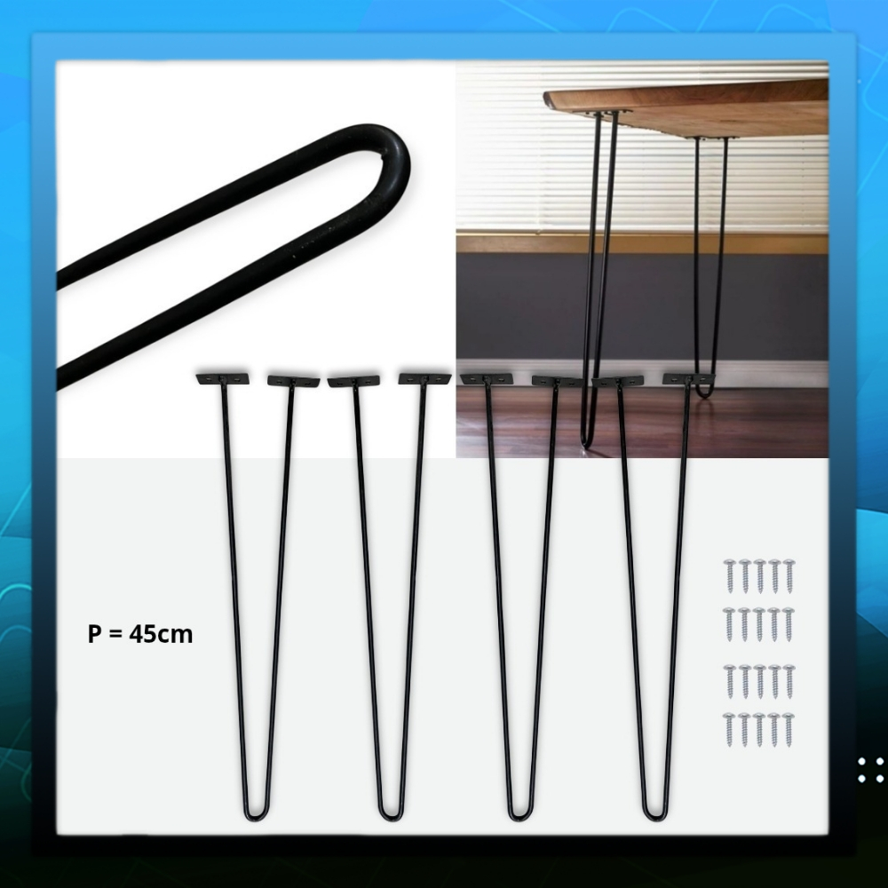Kaki Meja Besi Hairpin Untuk Meja Dan Kursi