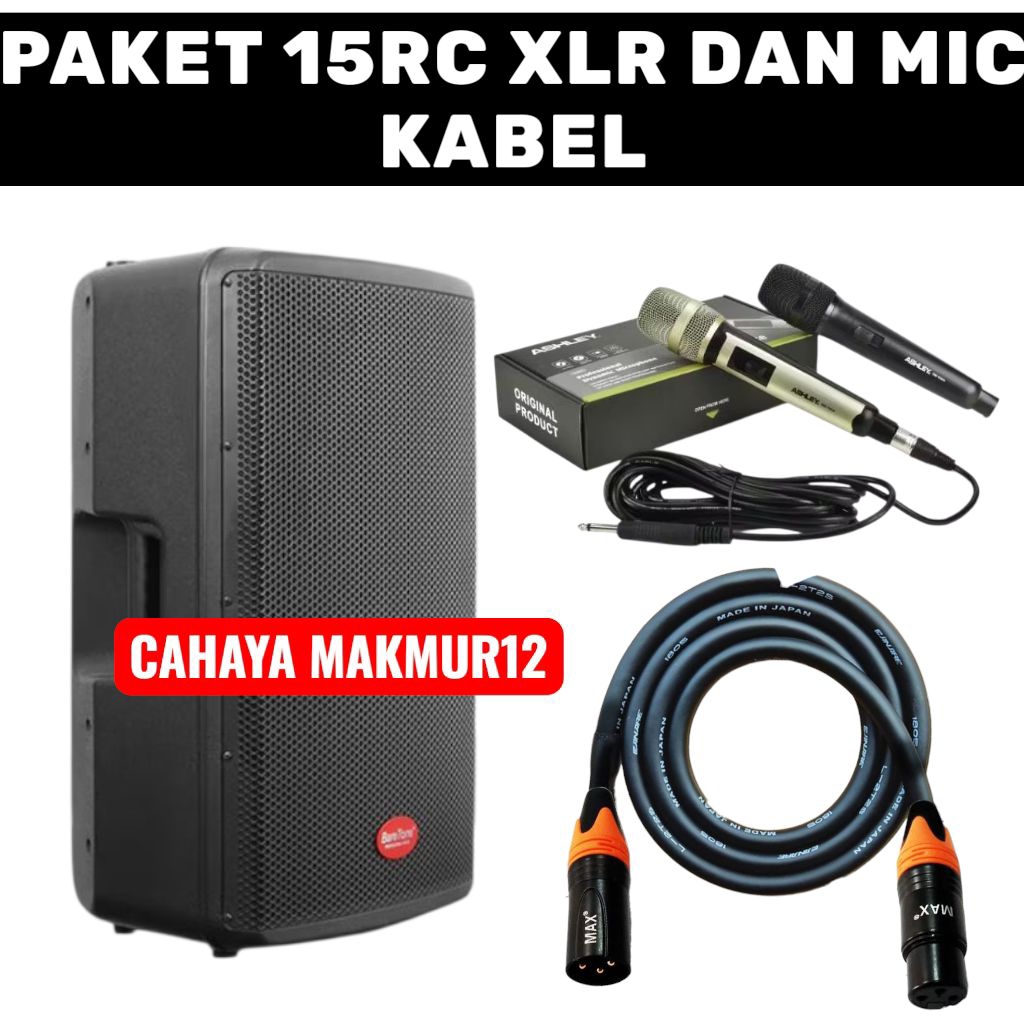 BARETONE AUDIO PROFESSIONAL Aktif SPEAKER 15 INCH | MAX15RC 