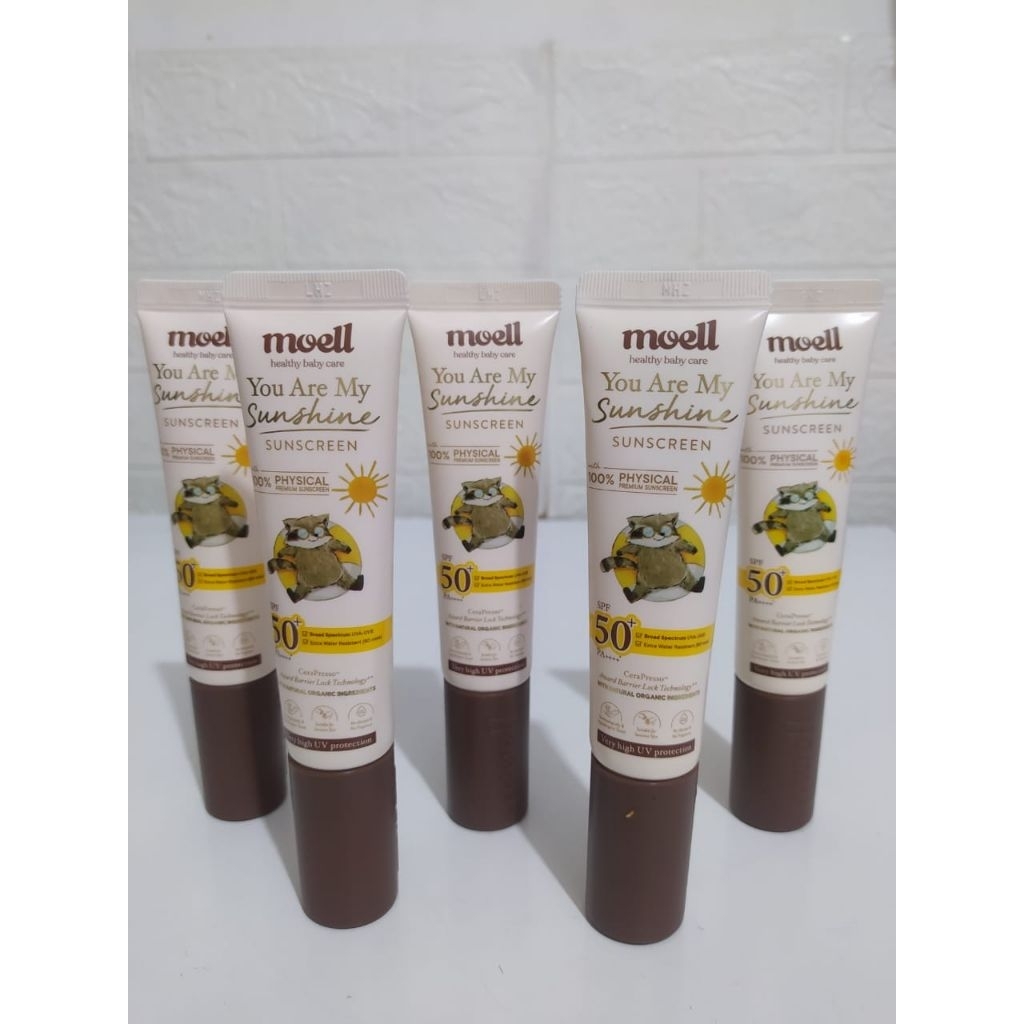 moell sunscreen spf 15+ 30gram