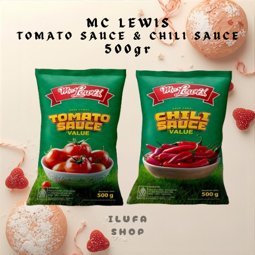 MC LEWIS SAUS TOMAT 500gr / MC LEWIS SAUS SAMBAL 500gr