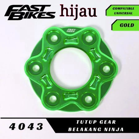 Cover Gear Belakang CNC Cover Gear Variasi Kawasaki Ninja 150 R / RR