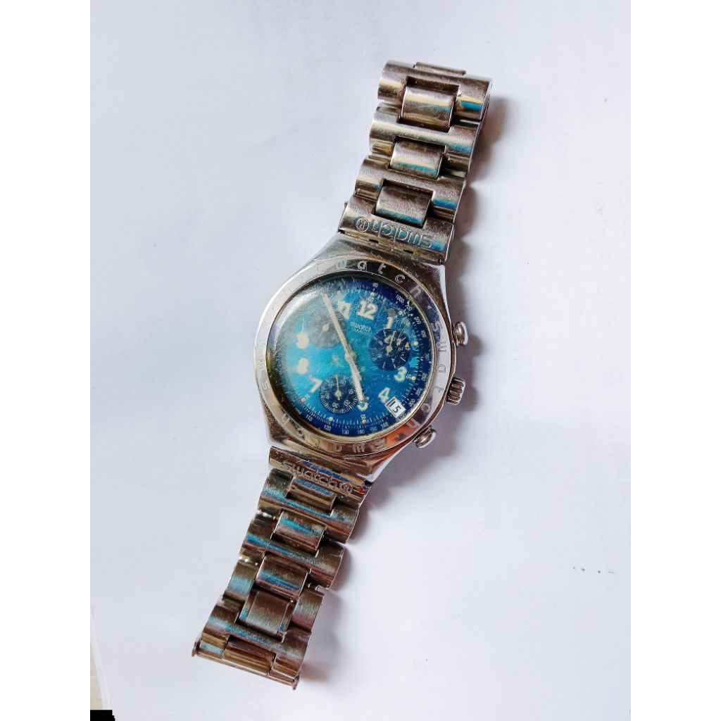 Jam Tangan Swatch Irony Pria Second Vintage