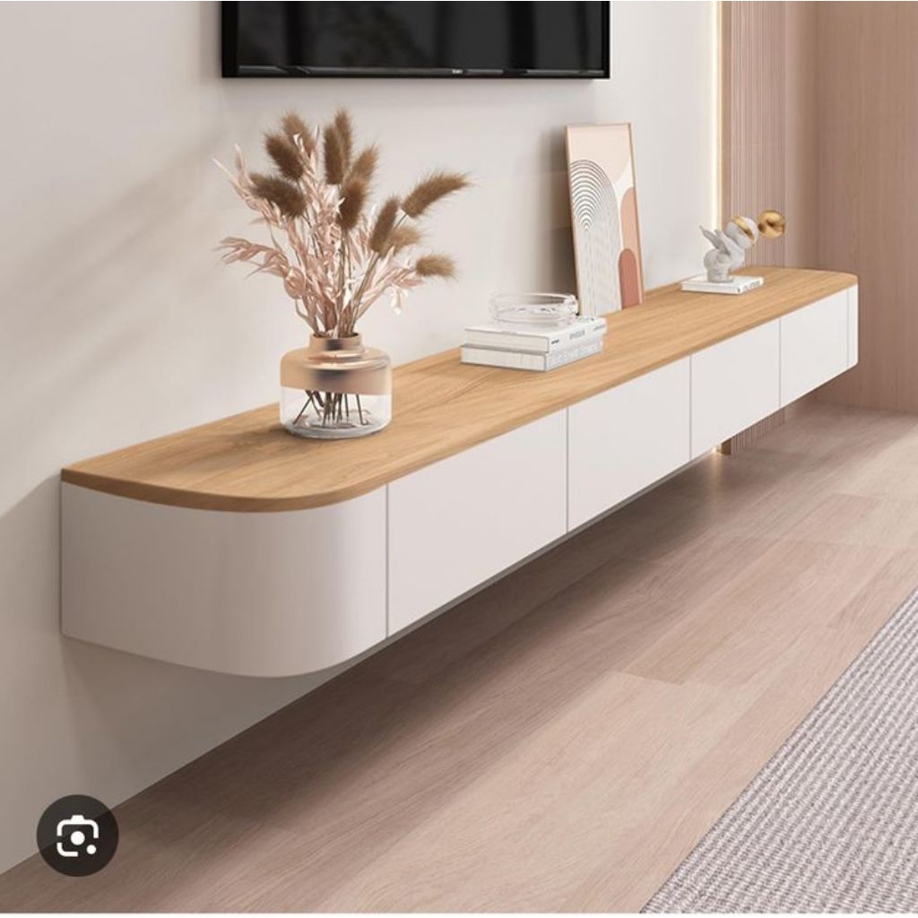 Meja TV gantung minimalis  Rak TV gantung Minimalis Lemari TV Dinding Bupet TV Tempat Penyimpanan Ka