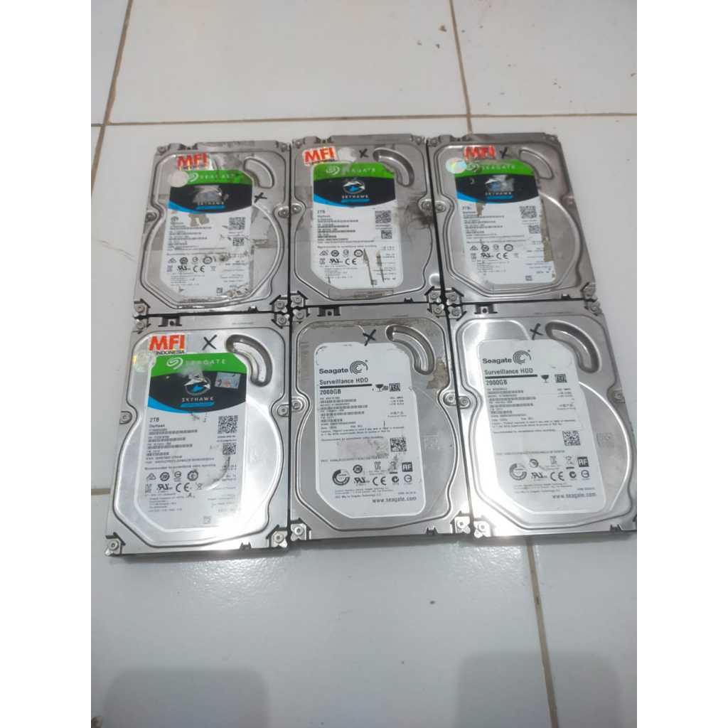 Harddisk/HDD PC 3,5" 2TB RUSAK