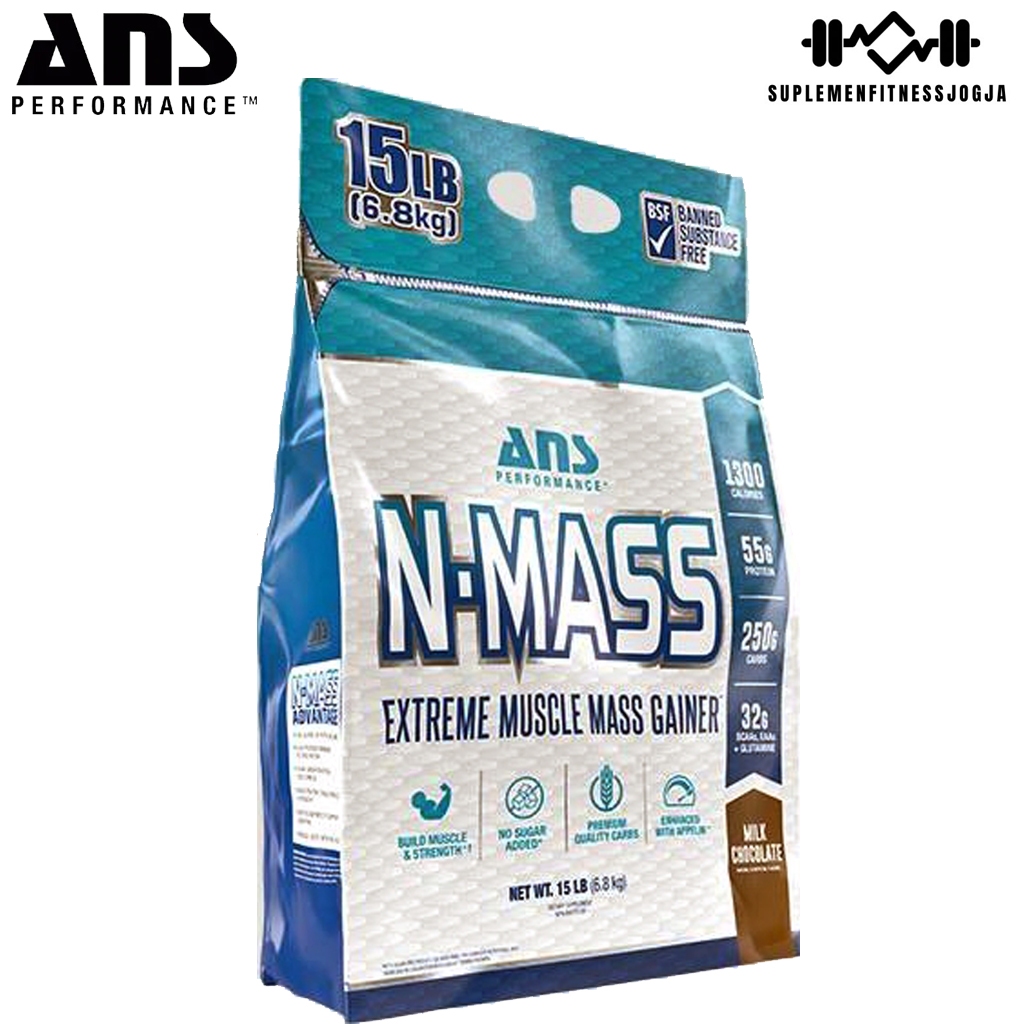 ANS PERFORMANCE N Mass Gainer 15 Lbs N-Mass nmass weight gainer