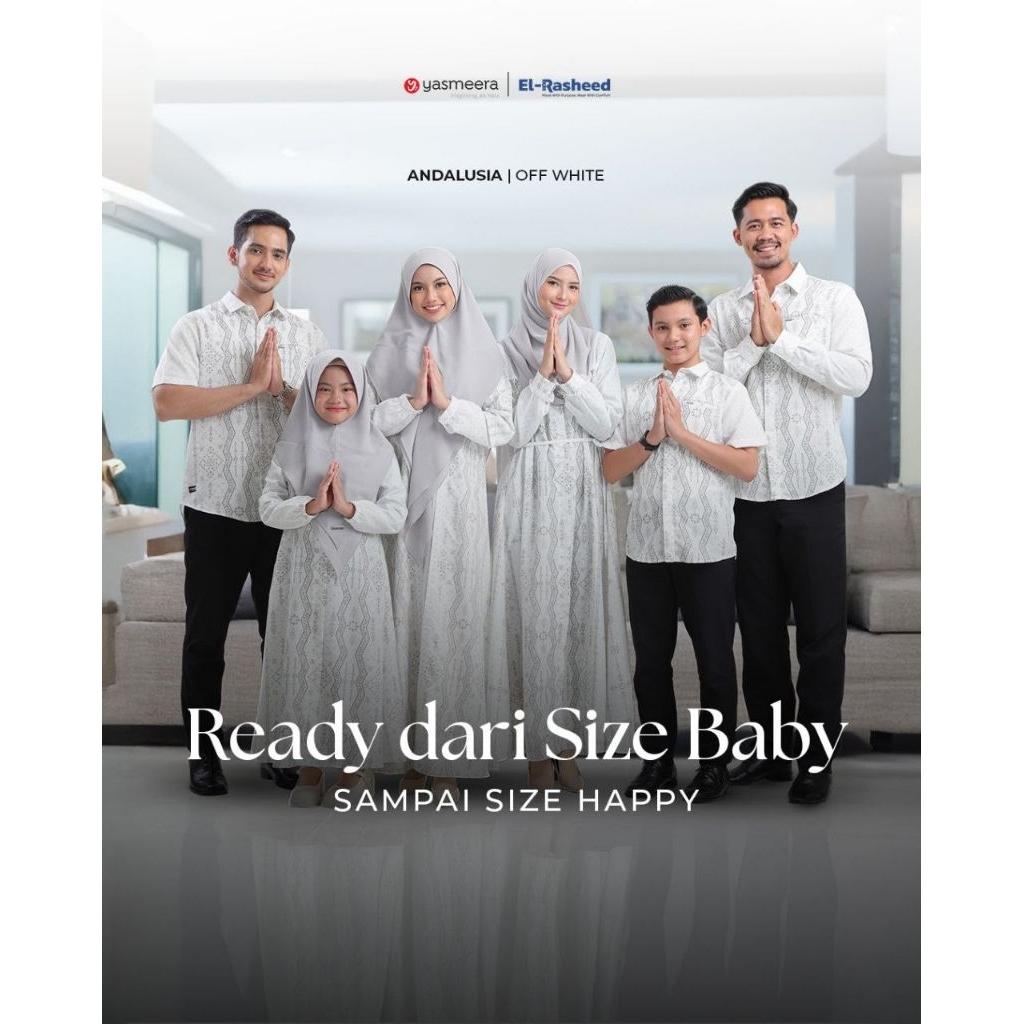 ANDALUSIA FAMILY SET 2026 - OFF WHITE | YASMEERA