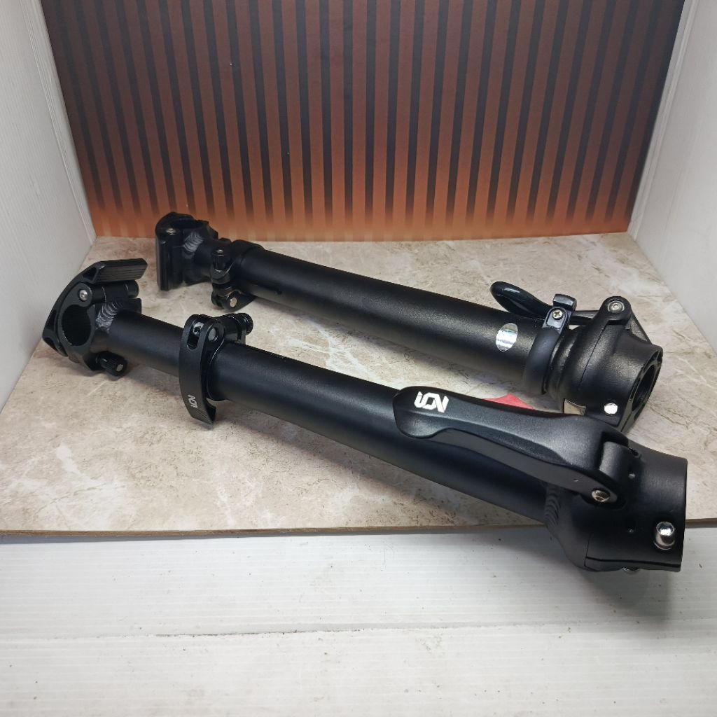 Handlepost alloy teleskopik ion OS panjang 33-34 1 baut 2 baut cek varian