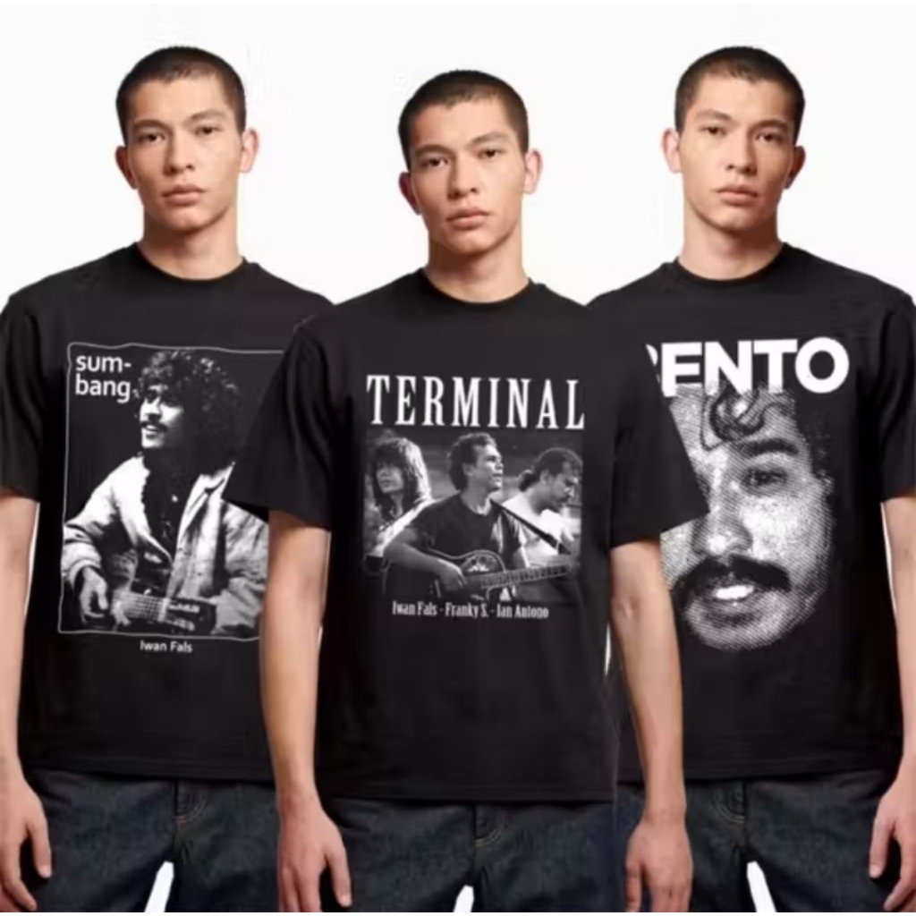 KAOS IWAN FALS - Kaos Fals mania - Kaos bento - Kaos Terminal - Kaos Sumbang iwan fals - Oi fals man