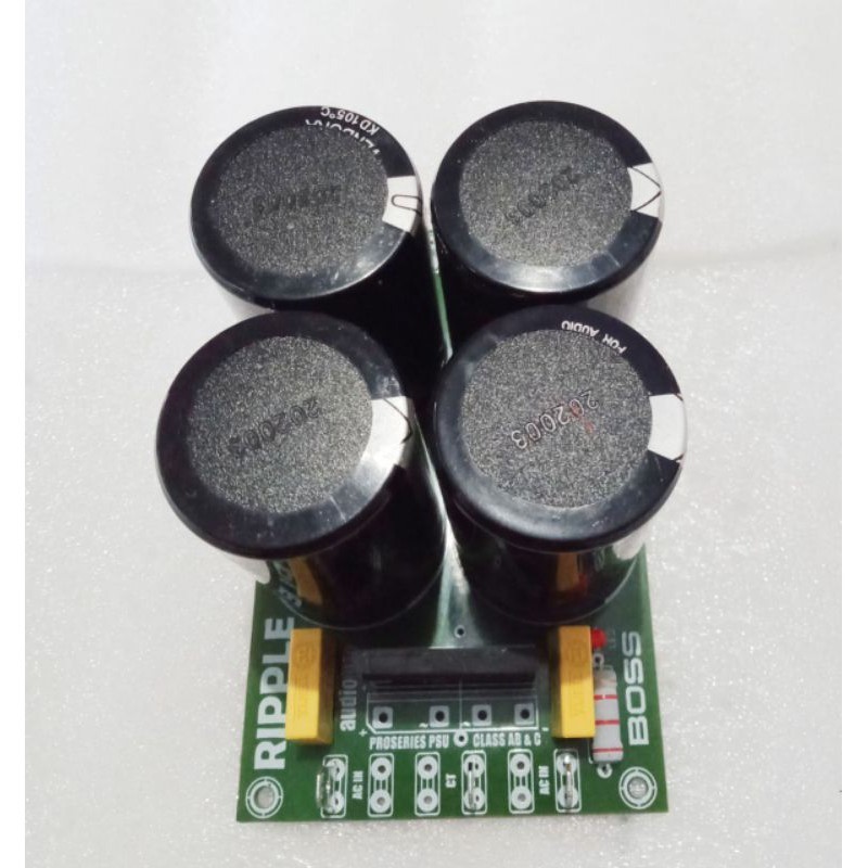 KIT PSU 4 Elco Vendora 10.000uF/80V Original PLUS SKUN PCB