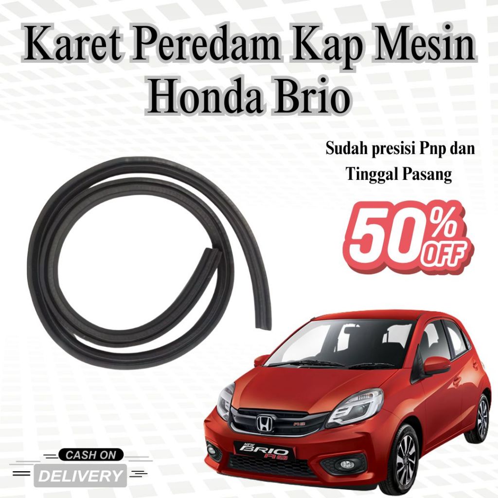 Karet Peredam Kap Mesin Honda Brio | Rubber Hood Stopper Brio Satya / RS | Sparepart Karet Kap Mesin