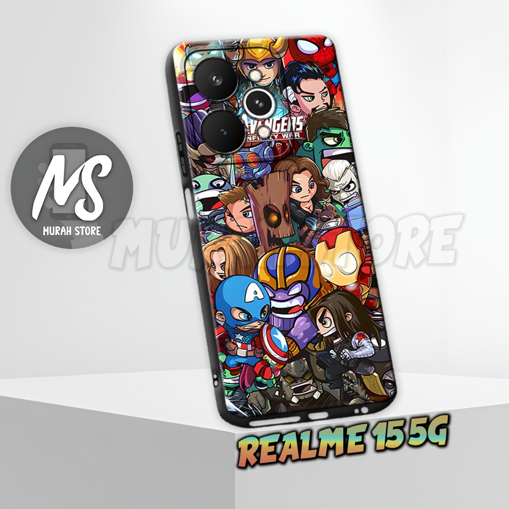 MS14/Softcase Karet REALME 15 5G / Motif Super Hero /Case REALME 15 5G / Silikon REALME 15 5G