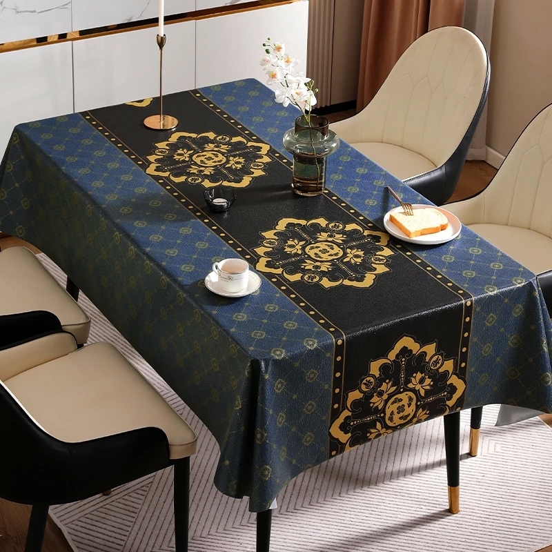 Taplak Meja Nordik Anti Air, Minyak, Panas, Desain Mewah / Taplak Meja Gaya Skandinavia: Tahan Air, 