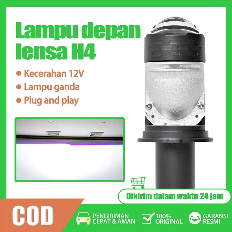 Lampu led mobil dan motor 50W lampu h4 super terang mendukung PNP lampu led h4 mobil lampu mobil led