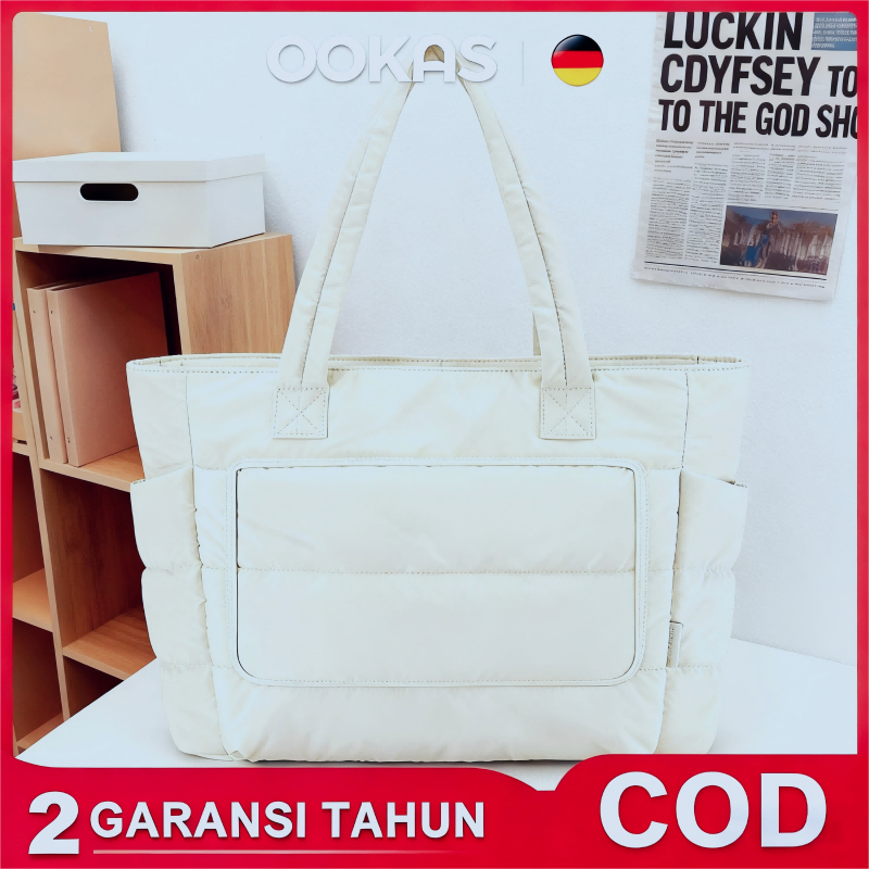 OOKAS HOME Totebag Wanita Kuliah Tas Wanita Import
