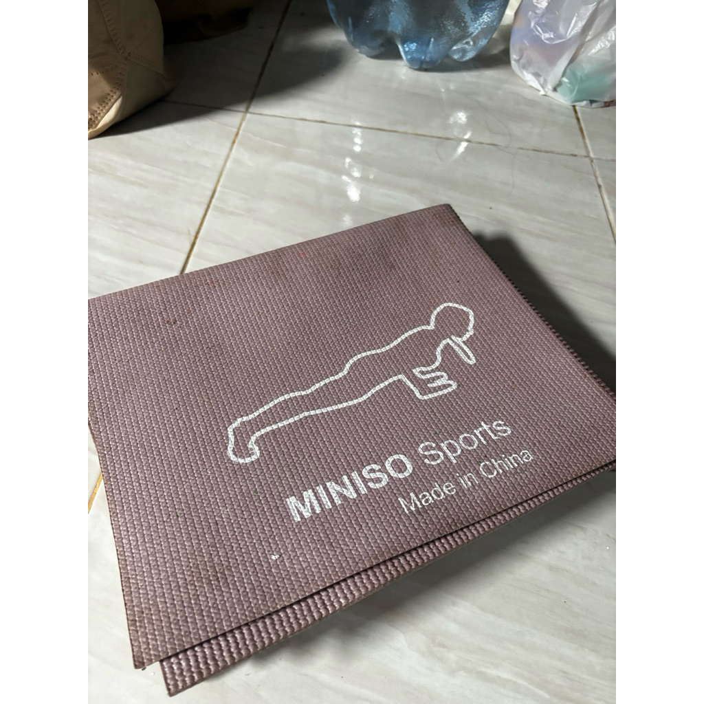 (PRELOVED) matras olahraga miniso lipat