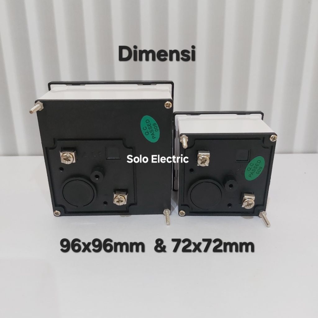 Limaukuit_Space Volt Meter Analog 500V Dv / Volt Panel Meter 96 / 72