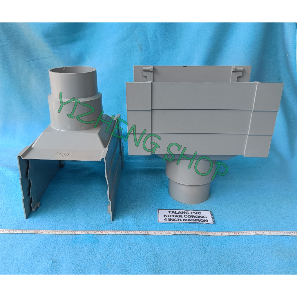 CORONG TALANG AIR PVC KOTAK 4 INCH MASPION