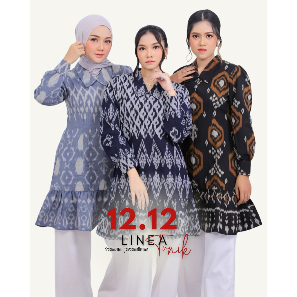 SABRINA TENUN - LINEA TUNIK TENUN (TUJUH PILIHAN MOTIF)