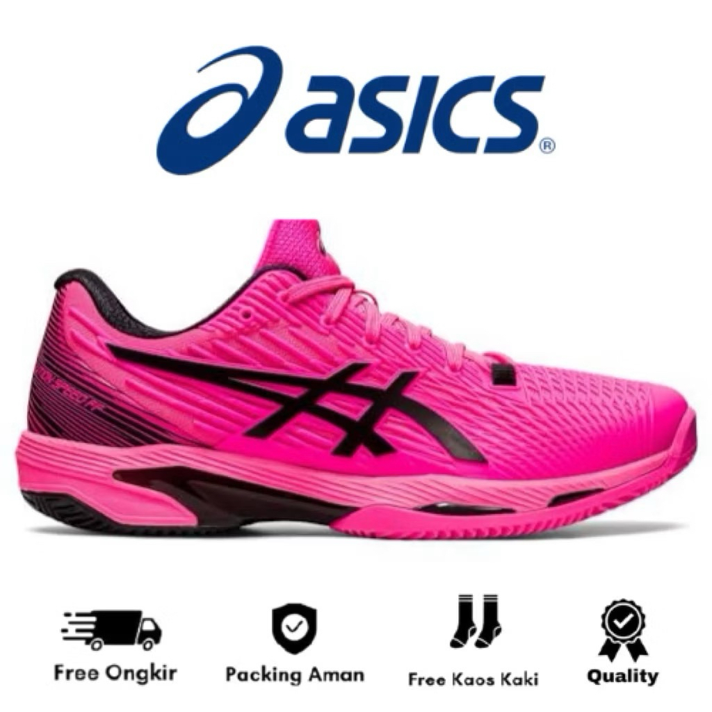 Asics Tennis Or Padel Shoes Gel Resolution Swift FF 2 FlyTeFoam Hot Pink/Black Tennis Shoes