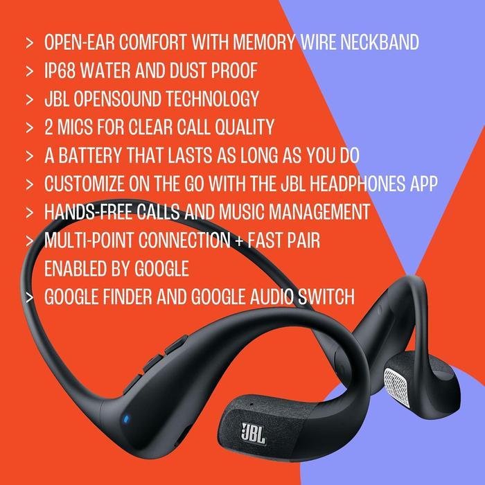 JBL Endurance Pace Headphone Wireless Sport IP68 10Hrs Battery Life