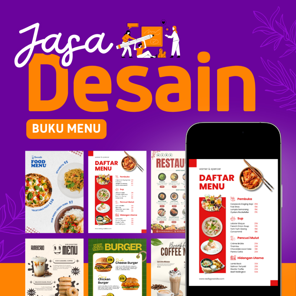 Jasa Desain Daftar Menu | Buku Menu | Menu Promo | Kreatif Daftar Menu