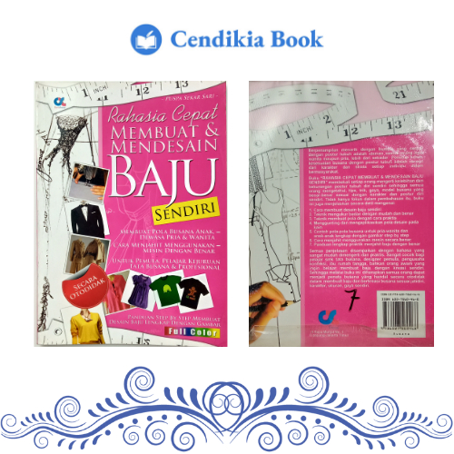 Buku Rahasia Cepat Membuat & Mendesain Baju Sendiri - Cendikia Book