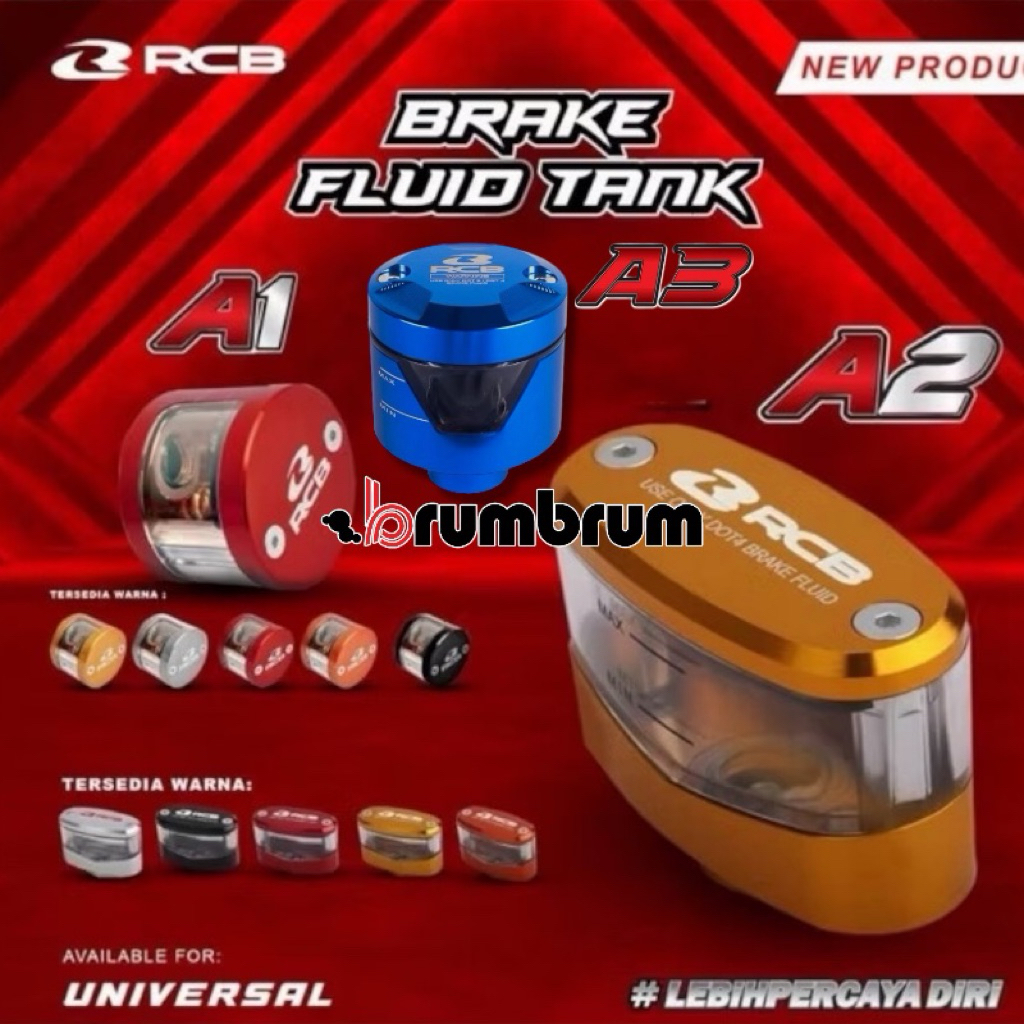 TABUNG MASTER REM RCB A1 A2 A3 SERIES TABUNG MINYAK REM RCB ORIGINAL