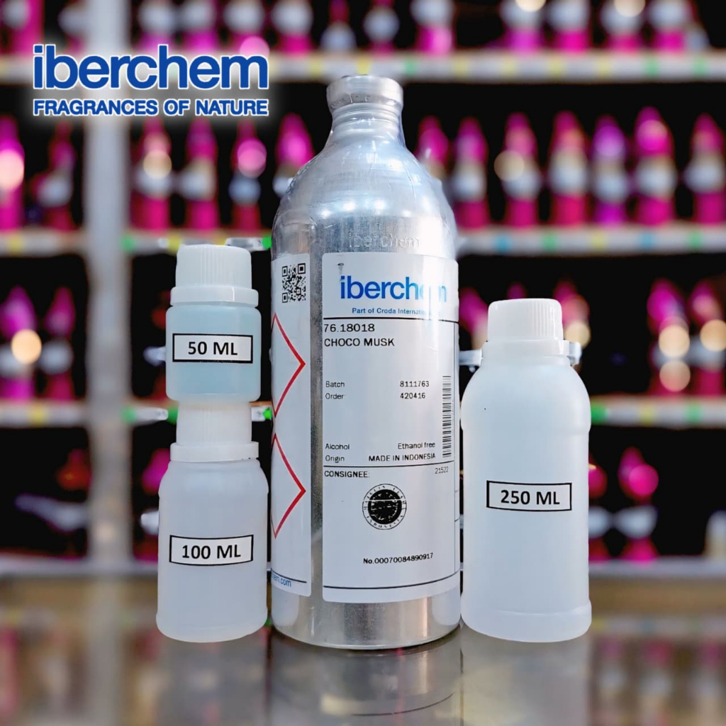 CHOCO MUSK BIBIT PARFUM MURNI ORIGINAL REPACK 50 100 250 ML NON ALKOHOL IBERCHEM CHOCO MUSK