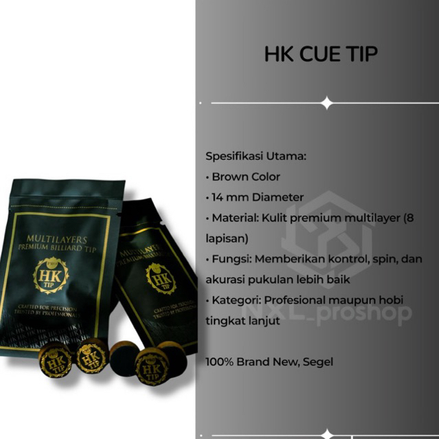 HK Tip Stik Billiard
