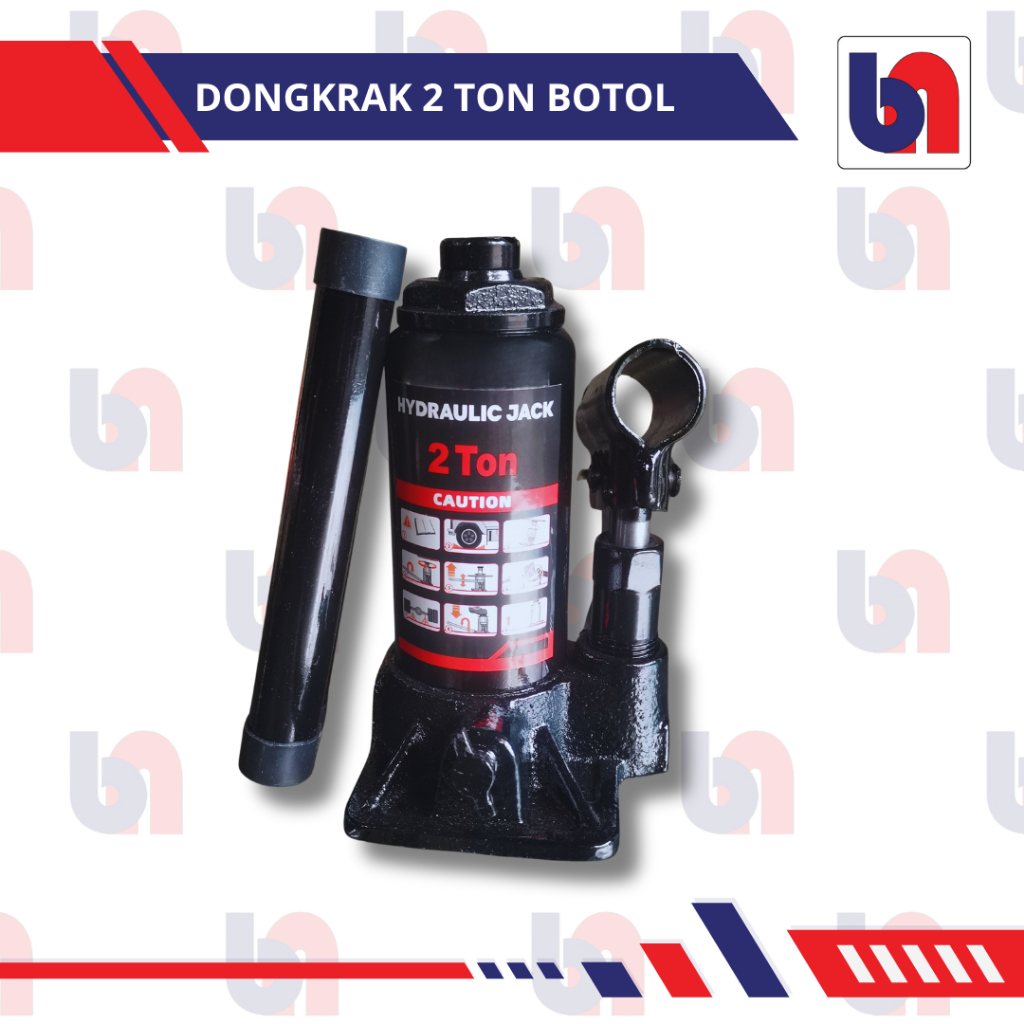 Dongkrak Hidrolik Botol 2 Ton Tabung Huasen Original Setara Tekiro Untuk Mobil Innova Pajero Sedan