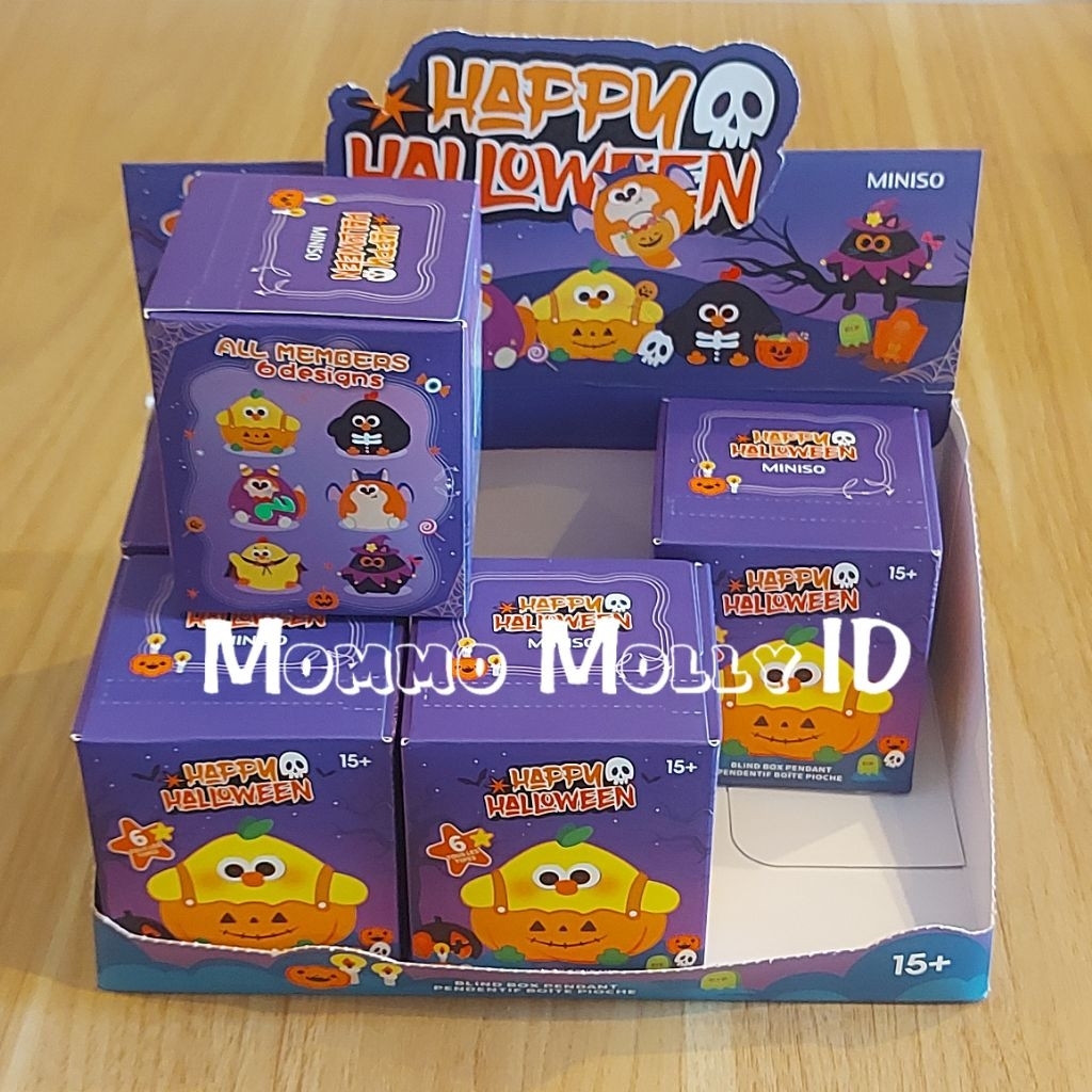 Miniso - Dundun Halloween Series Keychain Charm BlindBox (6Designs)