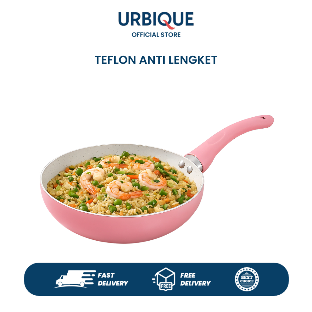 Panci Tutup Kaca Panci Teflon Frypan Wajan Penggorengan Kecil Anti Lengket Fry Pan Serbaguna