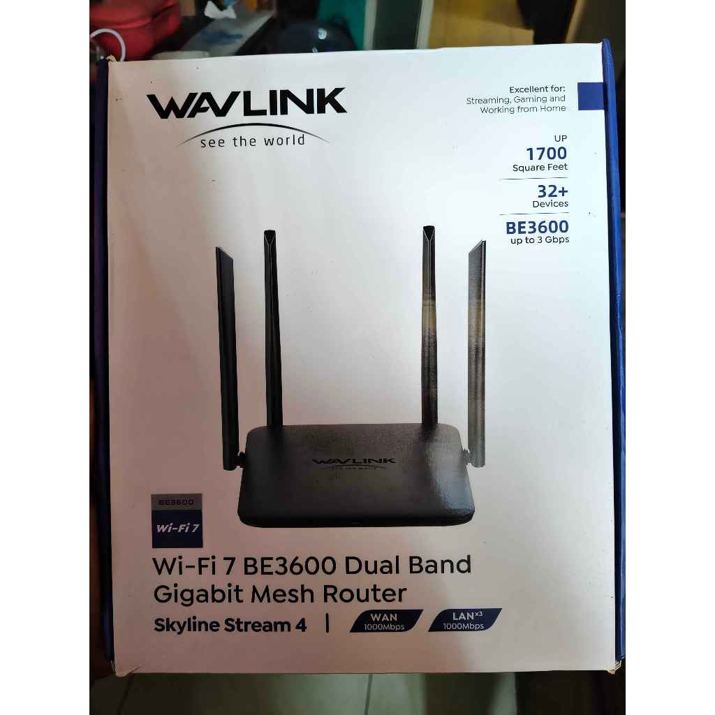 Router wavlink be3600 wifi 7