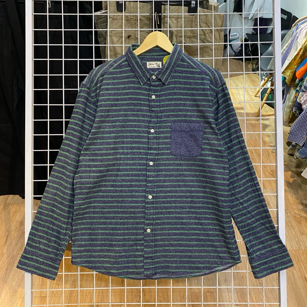Global Work Stripe Flannel Shirt