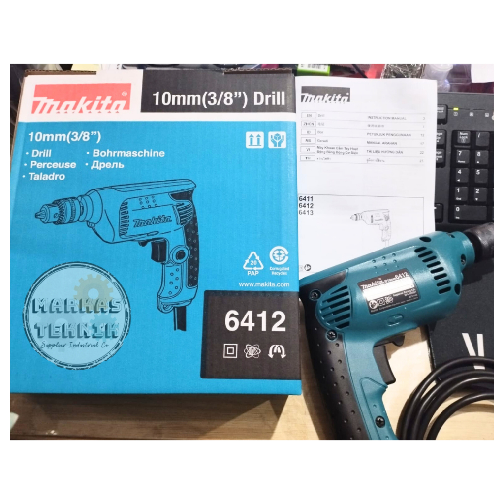 Makita 6412 Bor Listrik