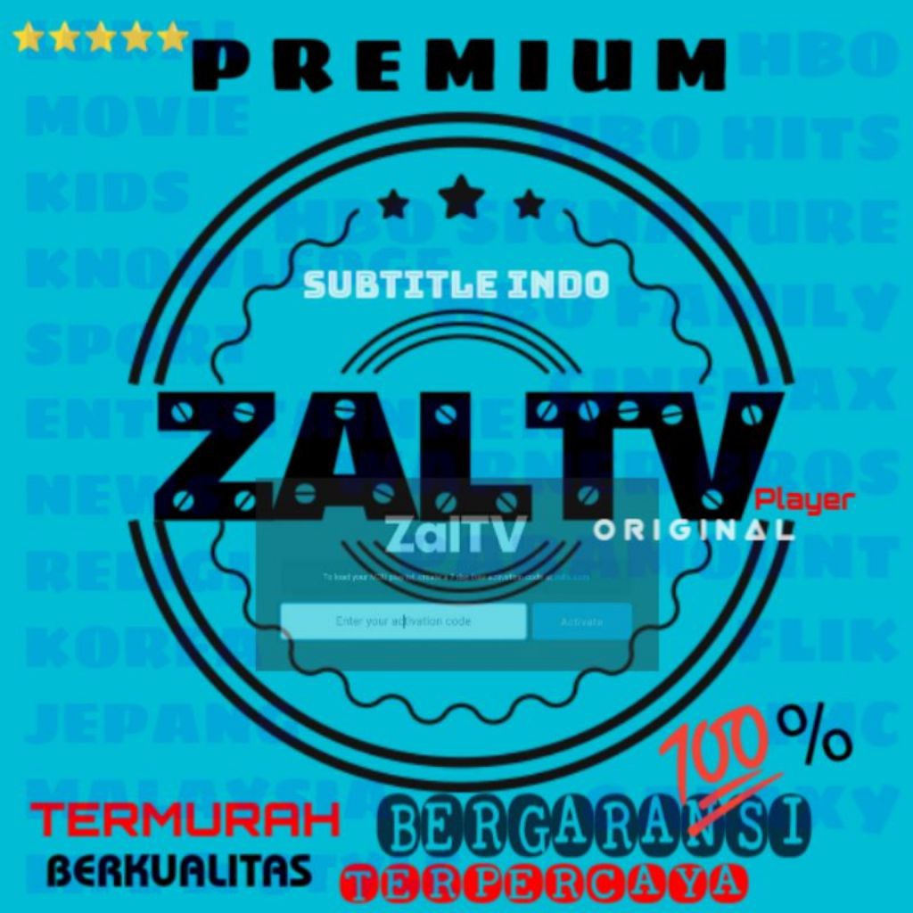 ZalTV CODE 3 BULAN (GARANSI)
