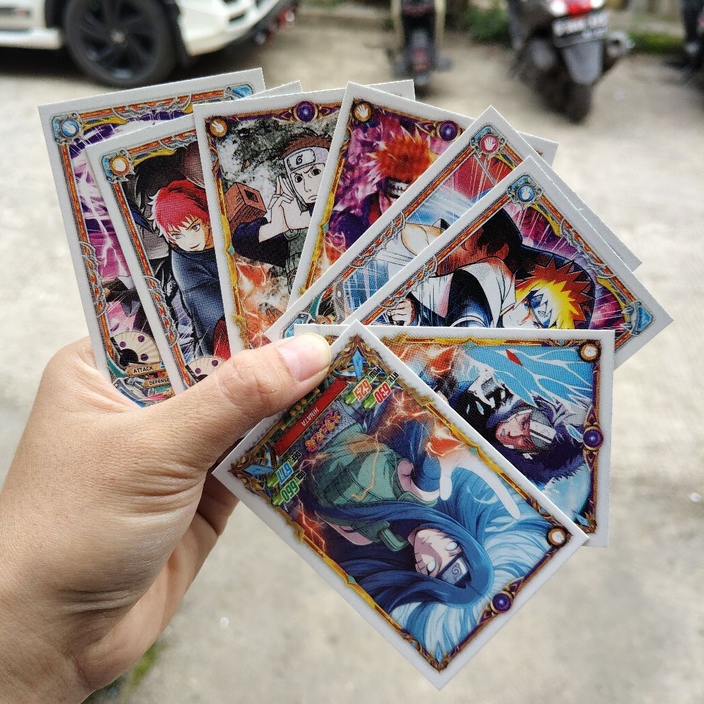 12 bks / kartu naruto impor/kartu GL / kartu trading naruto / kartu foil / kartu anak viral