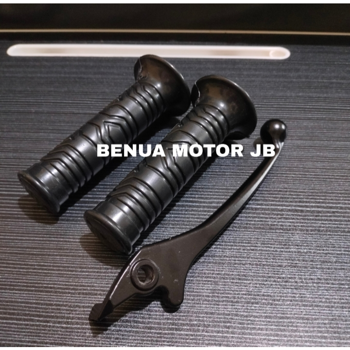 BENUA MOTOR Handgrip Grip Ulir + Handle Rem Kanan Supra Blade Beat Spacy Karbu Revo New Blade 110 Su